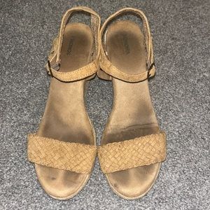 Sonoma Sandals braided heel wedge